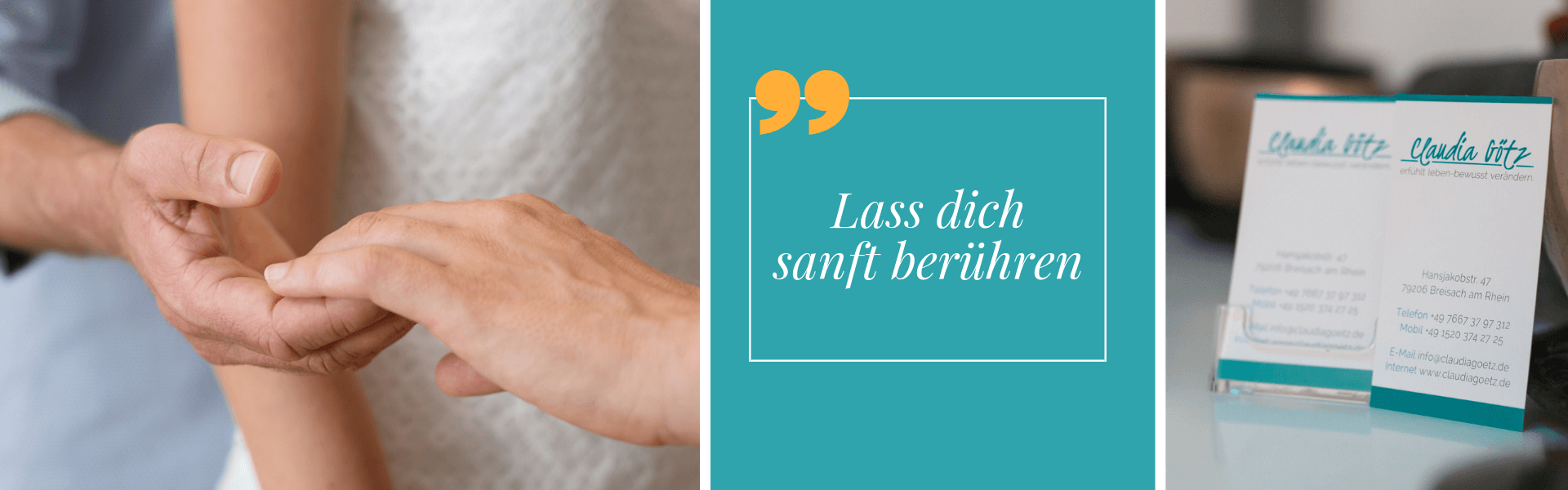 sanfte Beruehrung